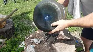 Как отмыть бутыль от зелени и грязи
