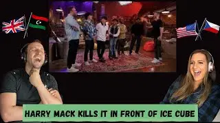 Harry Mack Freestyles for Ice Cube On Set REACTION  |  "The Raw Talent On This Guy"