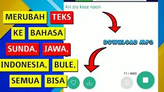 Convert Text to Voice in Sundanese, Javanese, and Indonesian | Text to Speech Mp3: Dozens of the ...