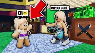 VIREI BEBÊ NO MURDER MYSTERY 2! [ROBLOX]