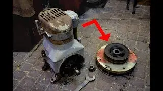 How to remove the flywheel pulley without a puller Compressor U43102