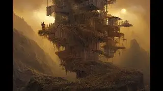 Prompt in description - 1h21 of Stable Diffusion Images with no sound. Add Strata from Steve Roach!
