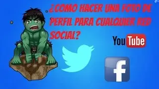 ¿COMO HACER UNA FOTO DE PERFIL SIN PROGRAMAS? | Abyss |