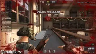 Death Match : Burning Hall (X-Mas) - Melee Weapon : Ballistic Knife / Point Blank / mainliars