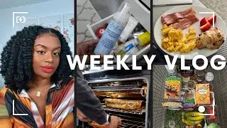 VLOG |  Easy Dinner Ideas, My First Braidout in 6 Years, Walmart Haul