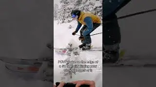 50 foot cliff…does he stomp it?