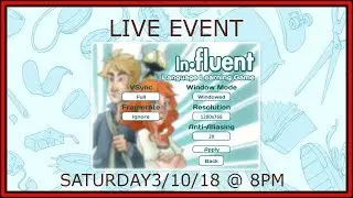 Influent Live Event 3 10 18 @ 8:15pm EST