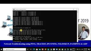 53-Network Troubleshooting using PING, TRACERT, IPCONFIG, NSLOOKUP, PATHPING & ARP