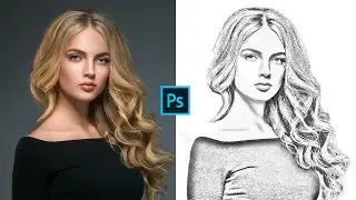 How to convert normal image into Sketch,drawing or painting in Photoshop beta 2023