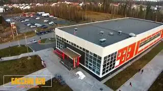 Бассейн H2O г.Петрозаводск с воздуха