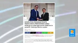 "MAKRON NASTOJI DA ODBLOKIRA PUT SRBIJE U EU" Stanković o poseti francuskog predsednika