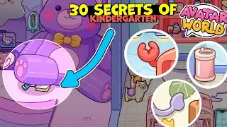 30 new SECRETS update kindergarten baby avatar world! pazu avatar world
