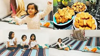 My Morning Cleaning With My Neighbours Kids | Recipe Of Khasta Biscuit | Vlog #05 |