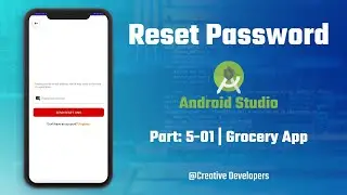 Part 5-01 | Forgot / Reset / Change password UI in android studio | GroceryApp | E-commerce