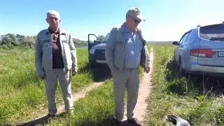 Рыбалка.Вежливые люди в форме,хотели испортить рыбалку