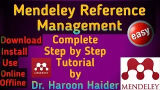 Mendeley Tutorial | Mendeley Reference Manager Tutorial | Mendeley Web Importer | Mendeley Desktop |