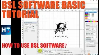 Basic tutorial on using BSL software for laser marking machine