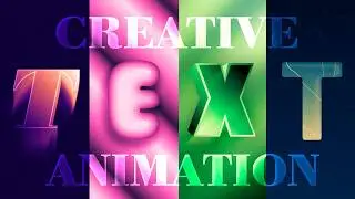 After Effects Creative Text Animation