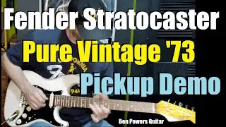Fender Stratocaster Pure Vintage '73 Pickup Set Demo