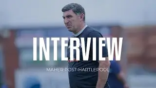 Interview: Gaffer on Hartlepool point