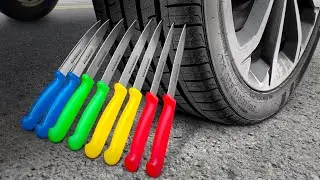 Experiment- Coca Cola, Mirinda, Fanta, Pepsi, KNIFE vs CAR vs Mentos in Different Holes Underground