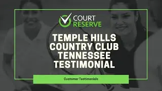 Bill Riddle, PTR / USPTA Elite, Temple Hills Country Club CourtReserve Testimonial