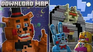 I Built a Custom FNAF 2 Map In Minecraft!