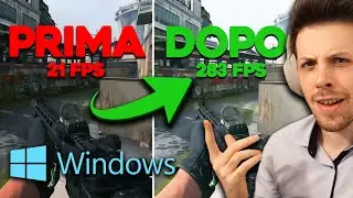 MIGLIORARE FPS e PRESTAZIONI del PC in 5 minuti 🚀Modern Warfare 2, Fortnite, Minecraft, Overwatch 2
