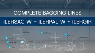 Complete bagging line for seeds - ILERSAC W + ILERPAL W + ILERGIR