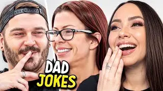 Dad Jokes | Don't laugh Challenge | Matt vs Alexis | Raise Your Spirits | Bunnymon REACTS