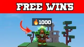 HOW TO GET FREE WINS! (Roblox Bedwars)