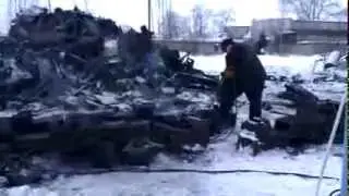 Демонтаж металлолома станция метро Аэропорт