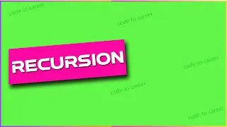 Recursion