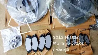 2012 Nissan Murano LE DIY Brake change EASY