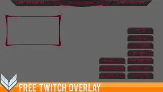 Template [Free Twitch Overlay] #2