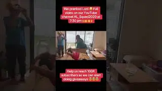 Passing out prank on my wife up tonight 😂😂😂 - AL_Squad2020