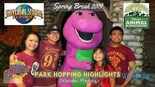 Spring Break 2019 Park Hopping Highlights