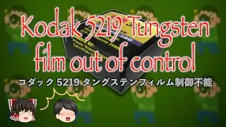 @165 Kodak 5219 Tungsten film out of controlコダック 5219 タングステンフィルム制御不能