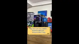 *Cấu hình tầm giá 17tr. Main B760M/ I3-13400F/ Ram 16G/ SSD 500G/ VGA RTX 3060 12G...all new bh 36t