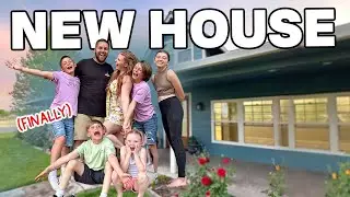 Showing our kids our NEW HOUSE for the FIRST TIME 🥺 *emotional SURPRISE* (HOUSE TOUR)