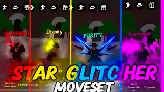 *NEW* 🔴🟡🔵🟣STAR GLITCHER MOVESET SCRIPT OP | CHARACTER SELECTION | CUSTOM | ANIM | VFX | SFX