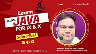 Creating Menu Based Program (For ICSE IX and X) using Java