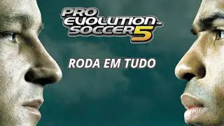 PES 5 - RODA EM QUALQUER PC - NOSTALGIA PURA - GAMEPLAY 2024