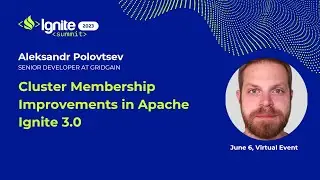 Cluster Membership Improvements in Apache Ignite 3.0