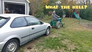 Homemade tractor gets a name: Drawbar horsepower estimation experiments. Action starts at 8:50.