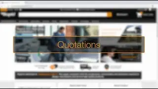 Requesting a Quotation on the Rapid website