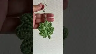 Four-leaf clover #crochet #shortvideo #queenoftears