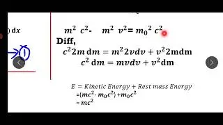 Relativistic Mass Energy Relation, Relativistic Lagrangian