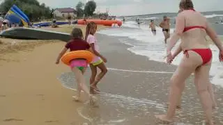 На Азовском море.