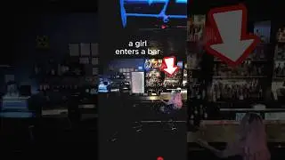 Scary moment in New Jersey bar. 
